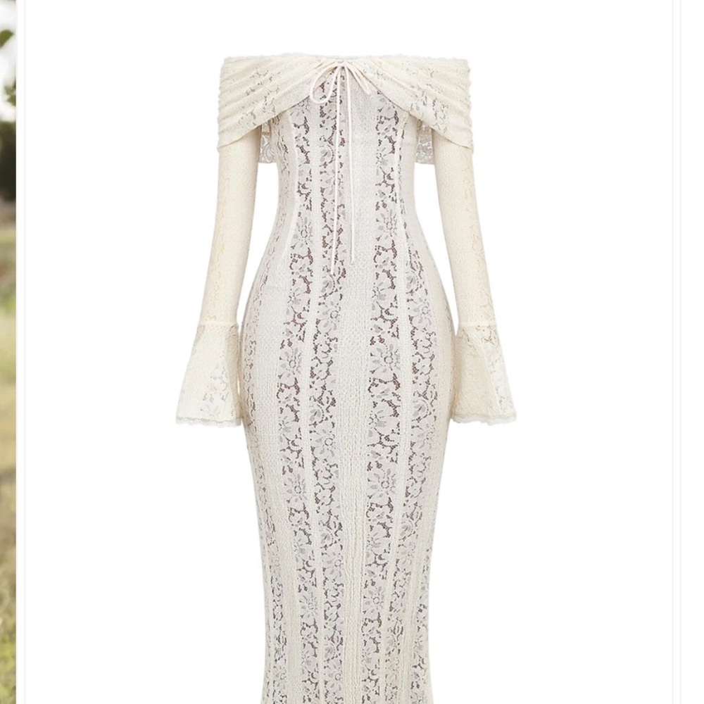 Althea Elise Clarisse Lace Maxi Dress - Picture 4 of 10